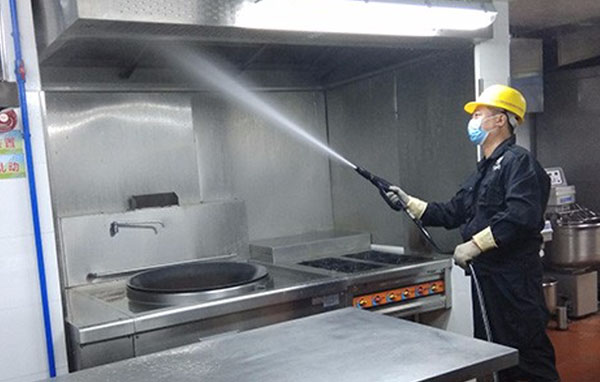 Kitchen grease cleaning
